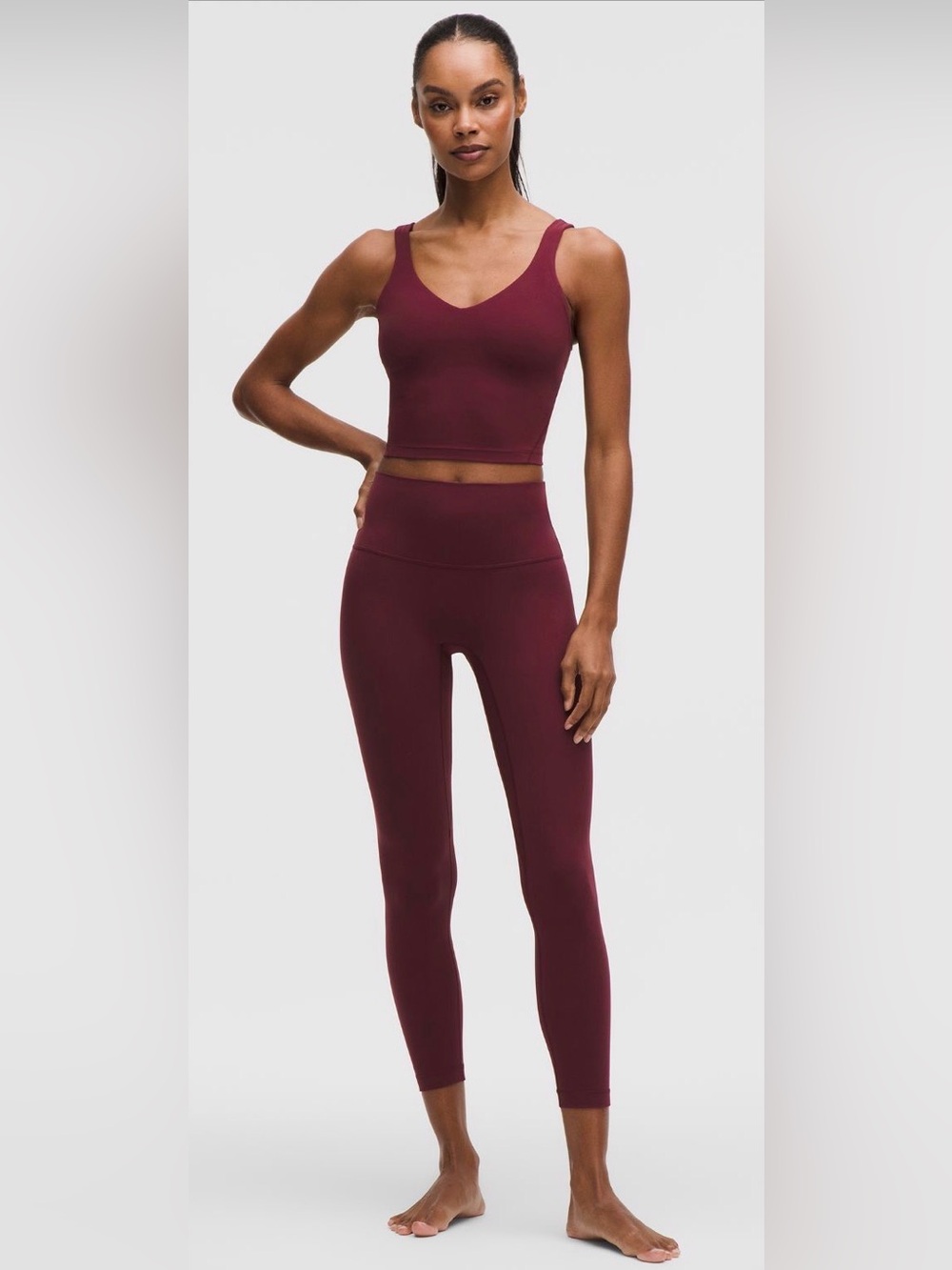 Lululemon athletica Align High-Rise Burgundy Leggings